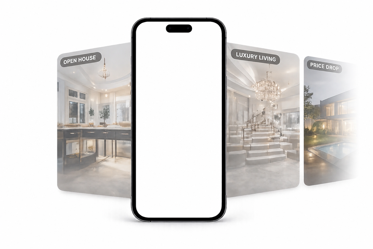 Vertical real estate reel preview created from listing photos